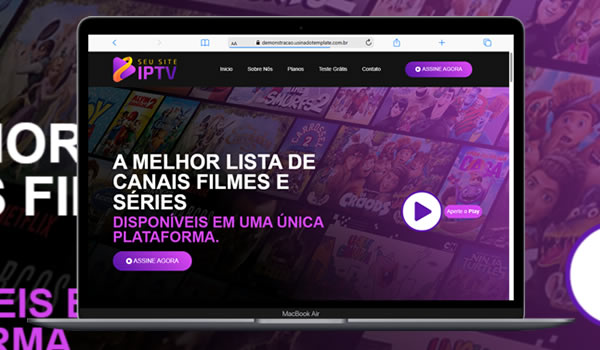 Cod.092 - Template Site IPTV Portal Dos Scripts | Os Melhores Scripts Estão Aqui!
