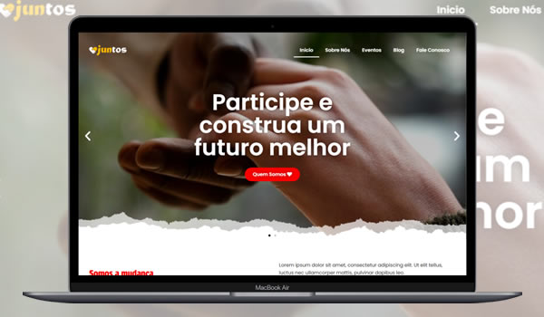 Cod.094 - Template Para Ong 100% Editável Elementor Portal Dos Scripts | Os Melhores Scripts Estão Aqui!